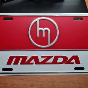 License Plate Mazda