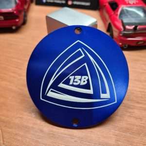 Ignition Cap Cover Aluminum 13bEROldRotor-Blue