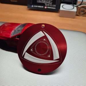 Ignition Cap Cover Aluminum ERArt Rotor-Red