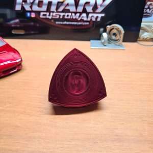Aluminum Rotor Oil Cap-Red-60mm
