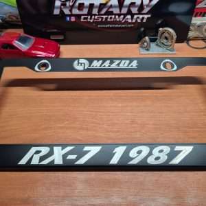 RX-7 1987 License Plate Frame