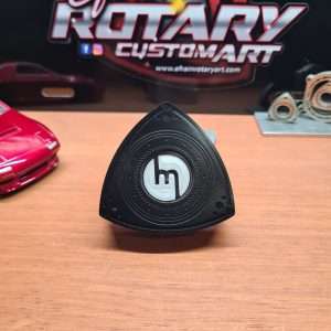 Aluminum Rotor Oil Cap-Logo M Classic-60mm